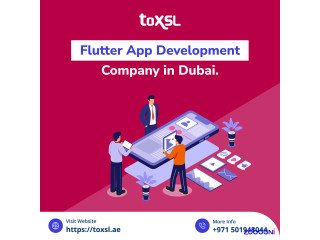 Top Grade Flutter App Development Company in Dubai | ToXSL Technologies
